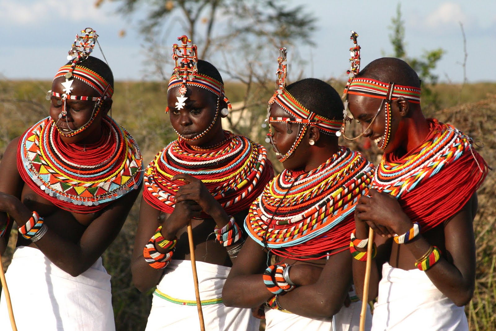 Người Maasai Mara châu Phi